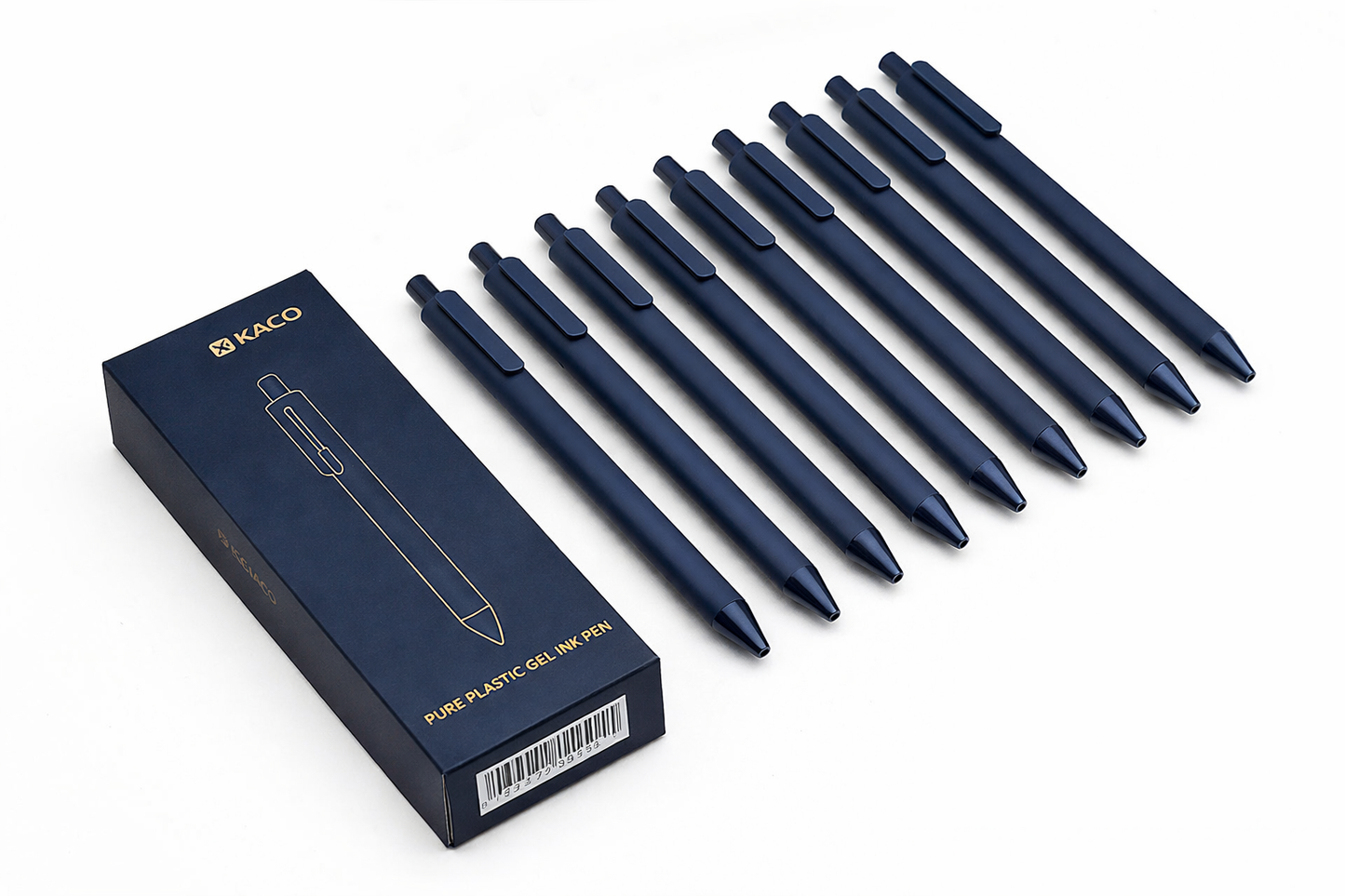 Gel Pens 0.5mm Fine Point Black Ink 10 Count