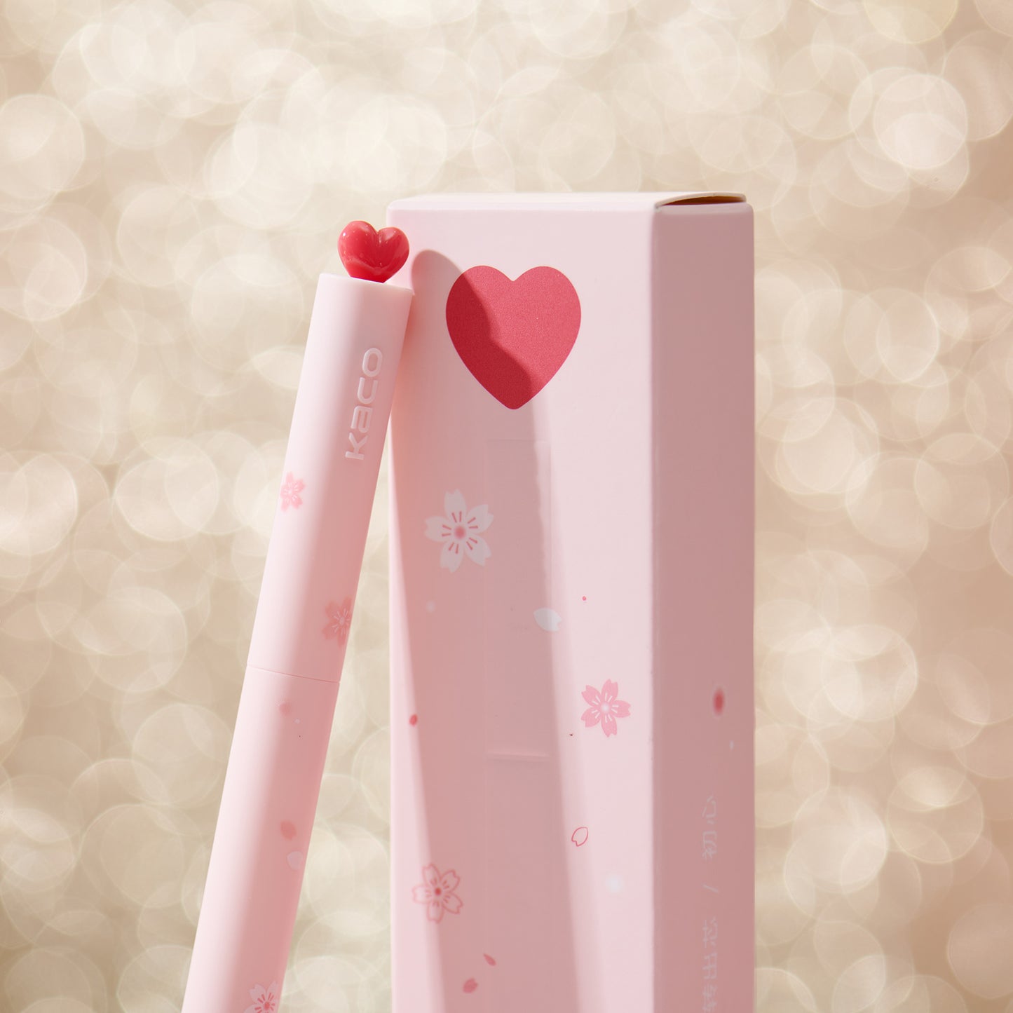 Cute Heart Gel Pen (pink)