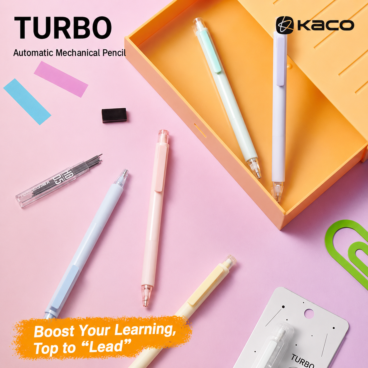 KACO TURBO Retractable Mechanical Pencil 0.5 mm