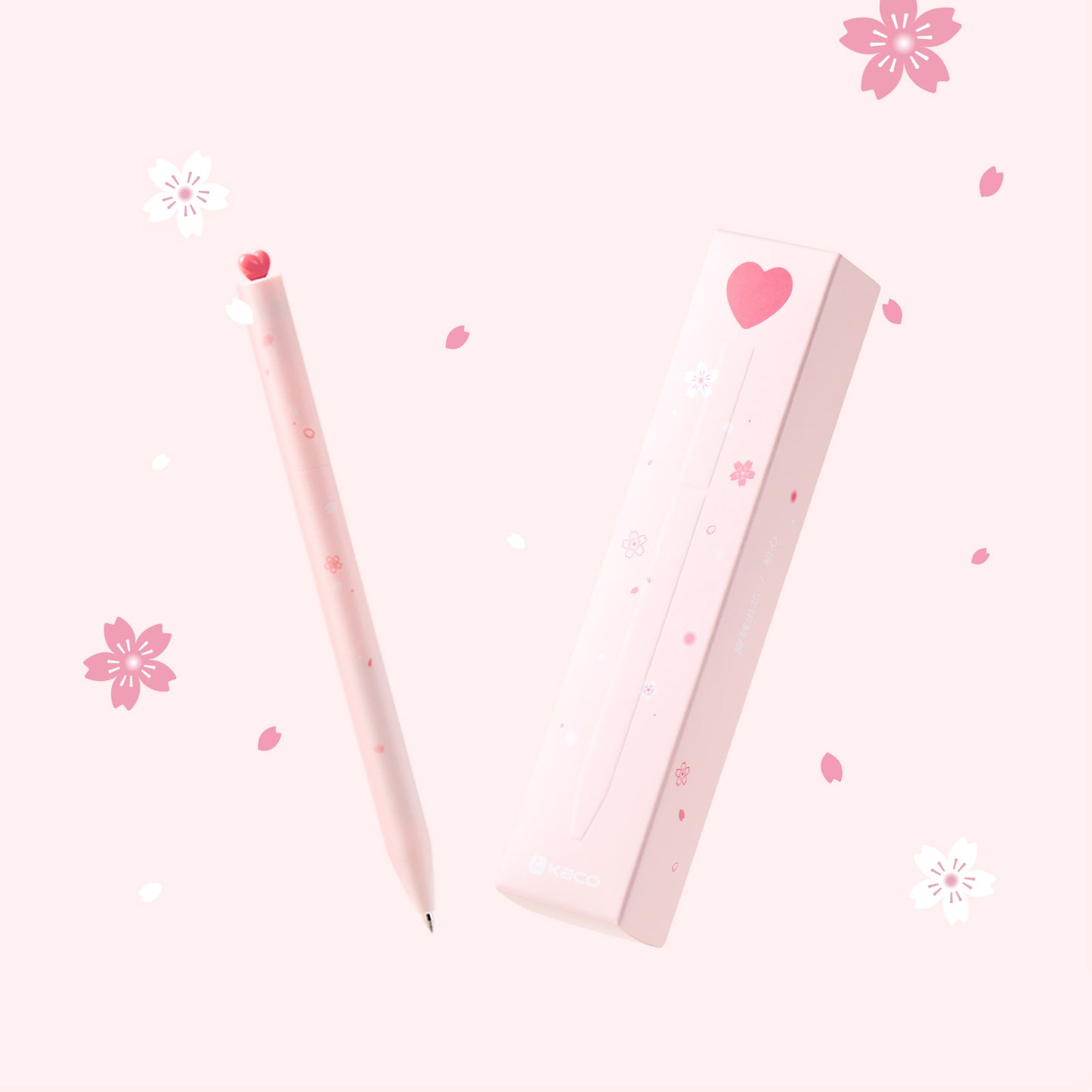 Cute Heart Gel Pen (pink)