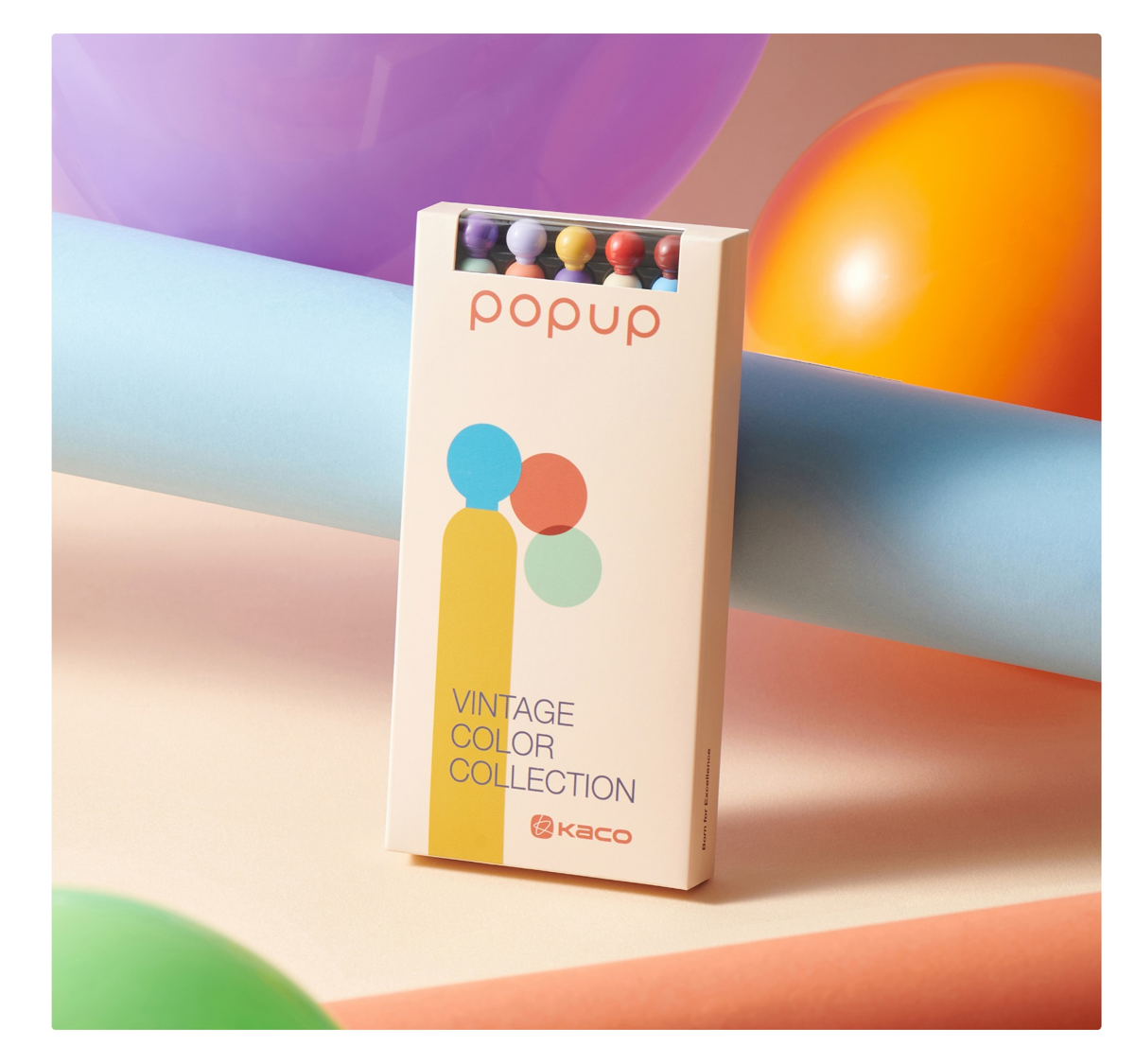 Gel Pens 5 Pieces 0.5 mm Vintage Stationery