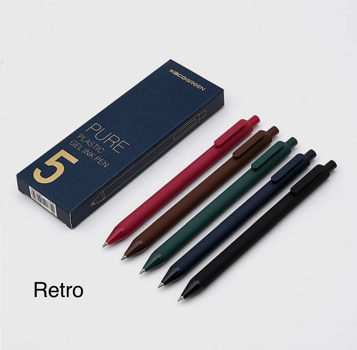 Colored Gel Pens 30 Pieces Color Ink 0.5 mm Fine Point