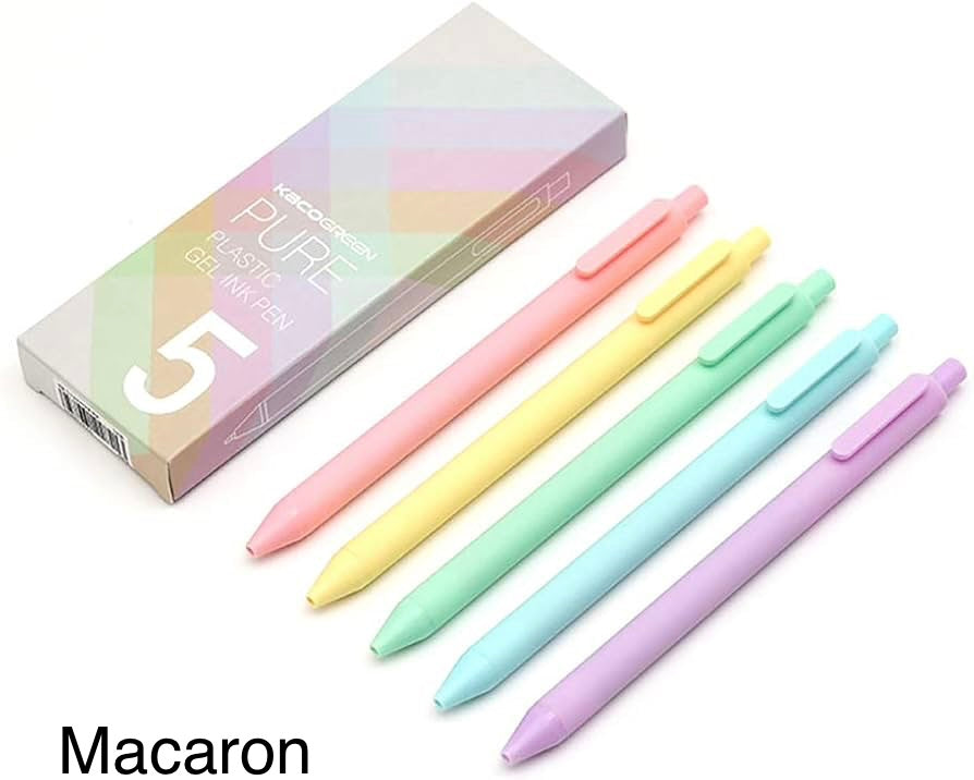Colored Gel Pens 30 Pieces Color Ink 0.5 mm Fine Point