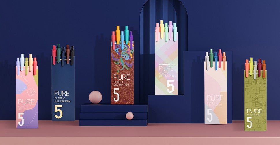 Colored Gel Pens 30 Pieces Color Ink 0.5 mm Fine Point