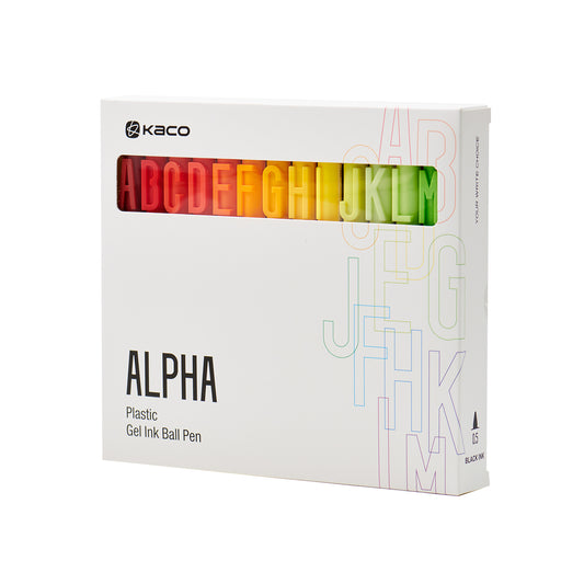 KACO 26 Pieces ALPHA Black Ink 0.5 mm Fine Point