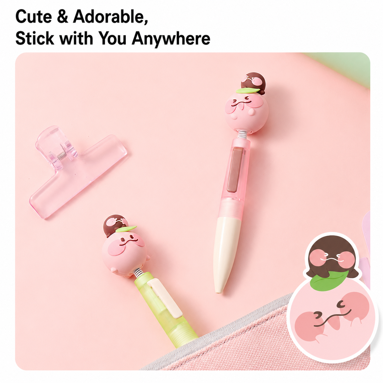 KACO PLAY Cute Character Retractable Gel Pen 0.5 mm