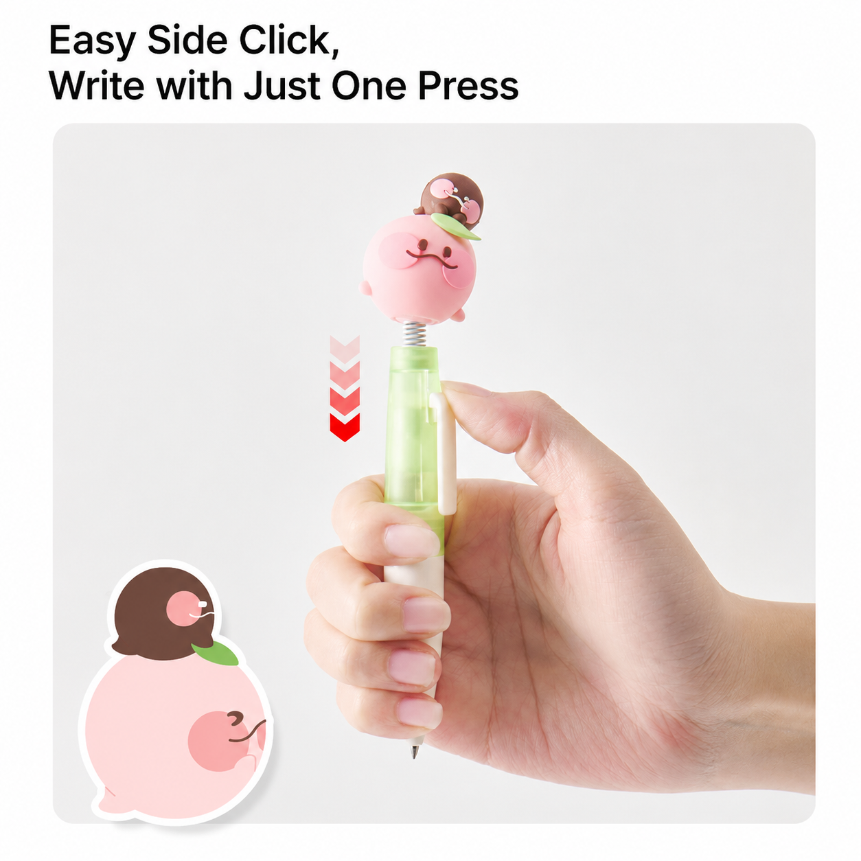 KACO PLAY Cute Character Retractable Gel Pen 0.5 mm