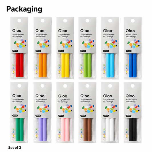 Kalor Qioo Marker Ink Refills – 12 Colors