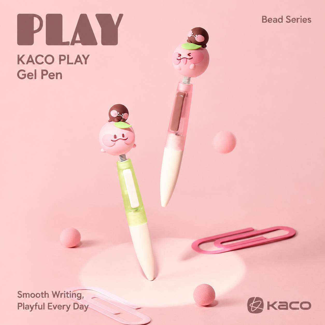 KACO PLAY Cute Character Retractable Gel Pen 0.5 mm