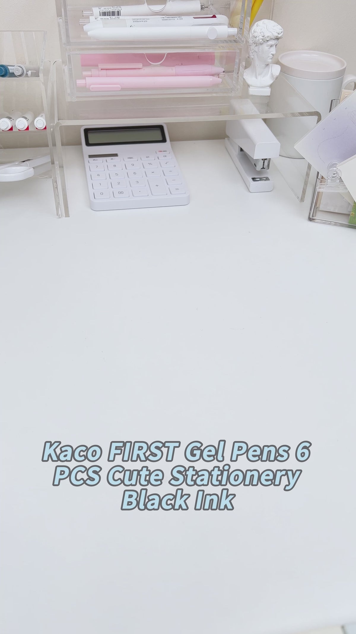 Stylo gel pastel KACO FIRST avec recharges
