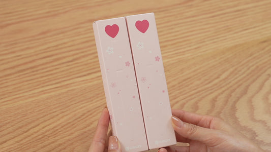 KACO Cute Heart Gel Pen (pink)