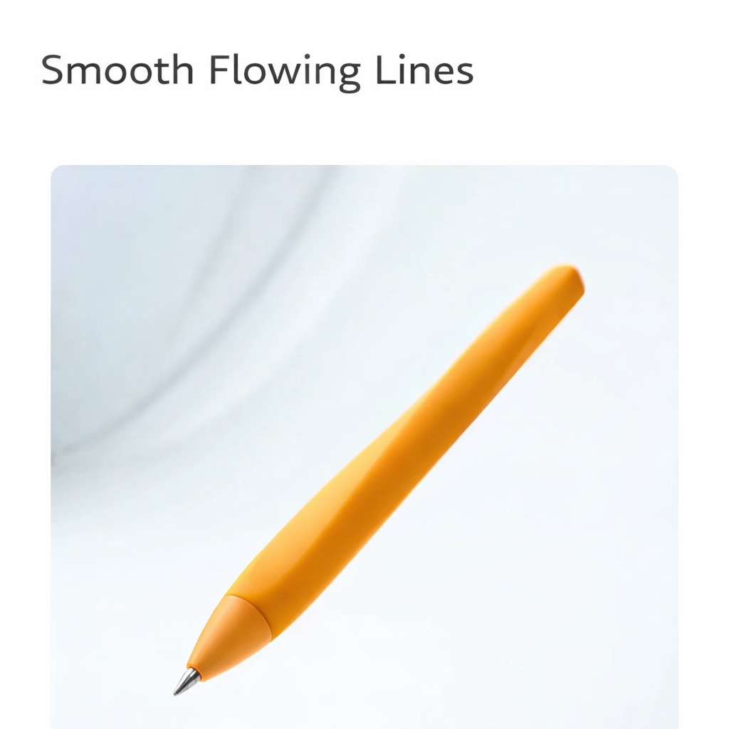 KACO TWIST Gel Pen 0.5mm, Soft Silicone Body, Smooth Quick-Dry Black Ink